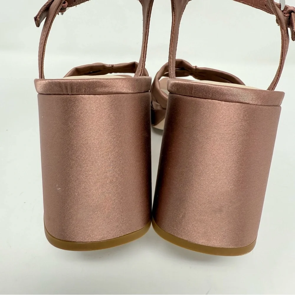 New Reformation Maize Platform Heeled Sandals Sz US 10